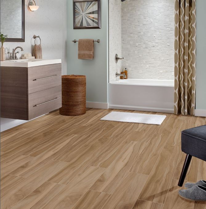 Aspenwood Amber 9X48 Porcelain Tile