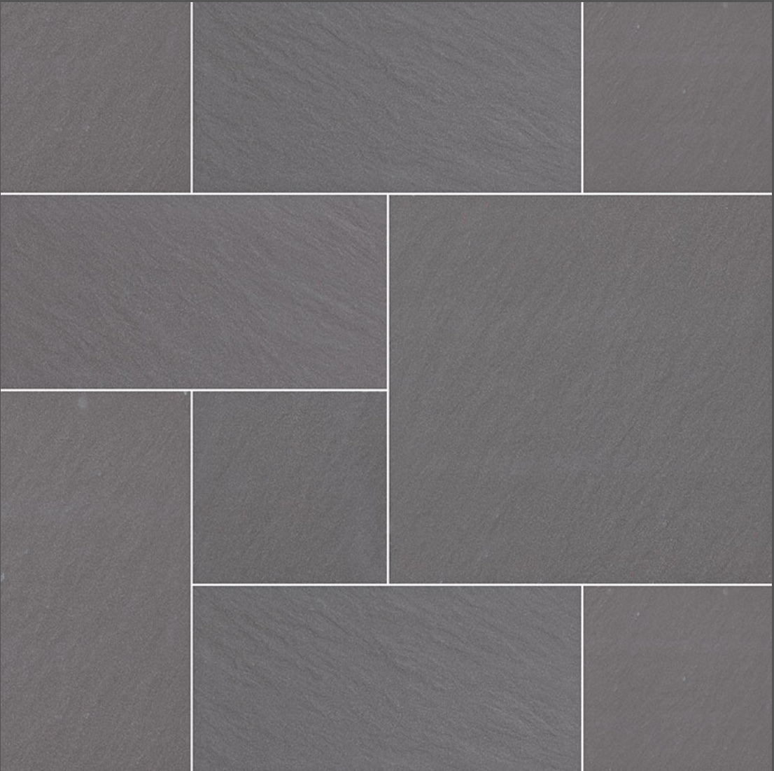 Bluestone Porcelain Paver Pattern