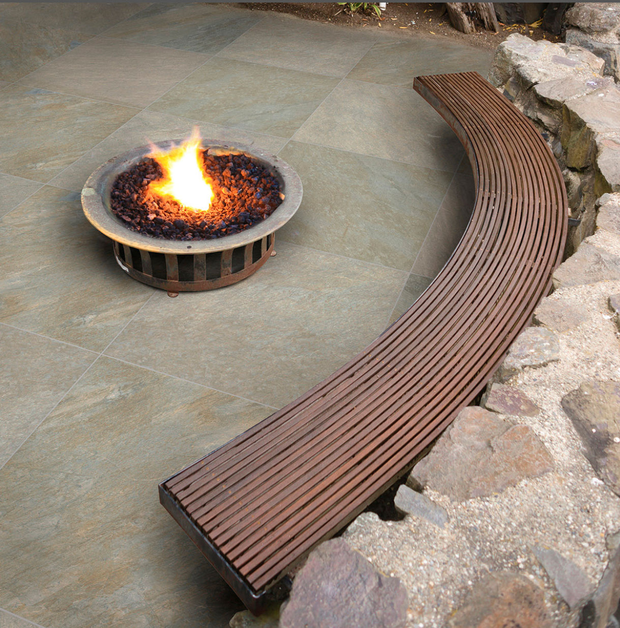 Golden White Porcelain Pavers