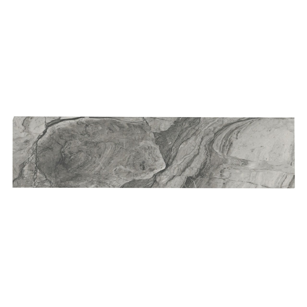 KAYA ONDA GRAY 3X24 BULLNOSE MATTE PORCELAIN TILE