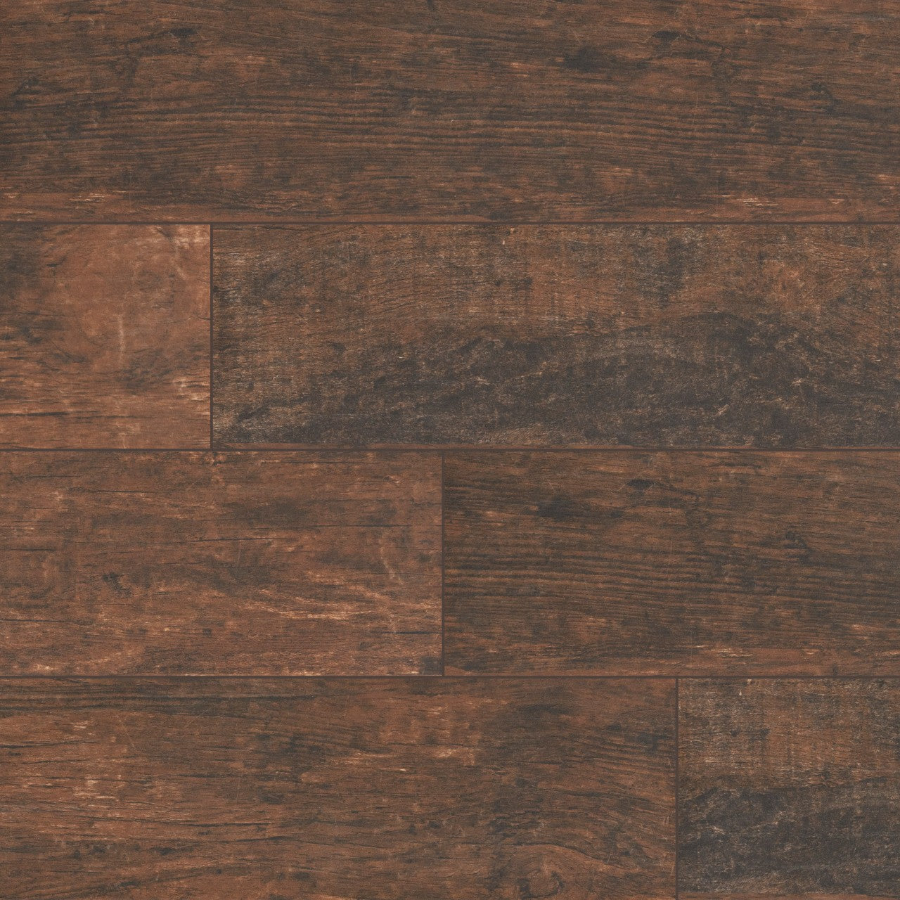 REDWOOD MAHOGANY 6X24 MATTE PORCELAIN TILE