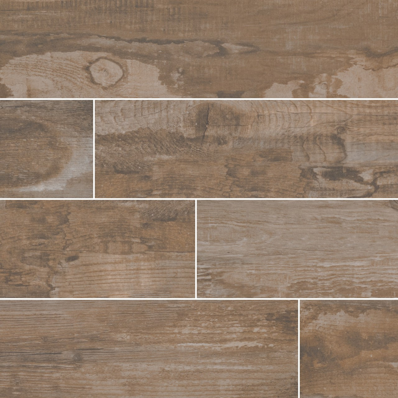 SALVAGE BROWN 6X40 MATTE PORCELAIN TILE