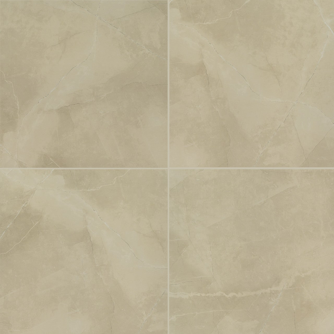 SANDE CREAM 24X24 POLISHED PORCELAIN TILE