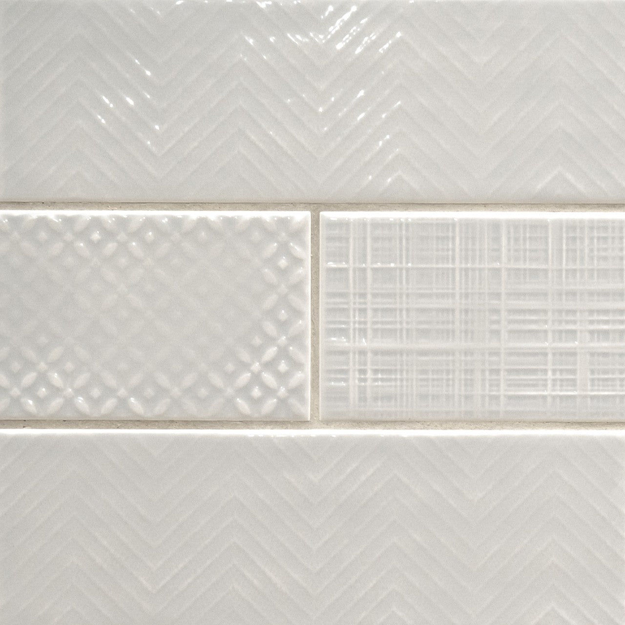URBANO DUSK 3D MIX 4X12 GLOSSY WALL TILE