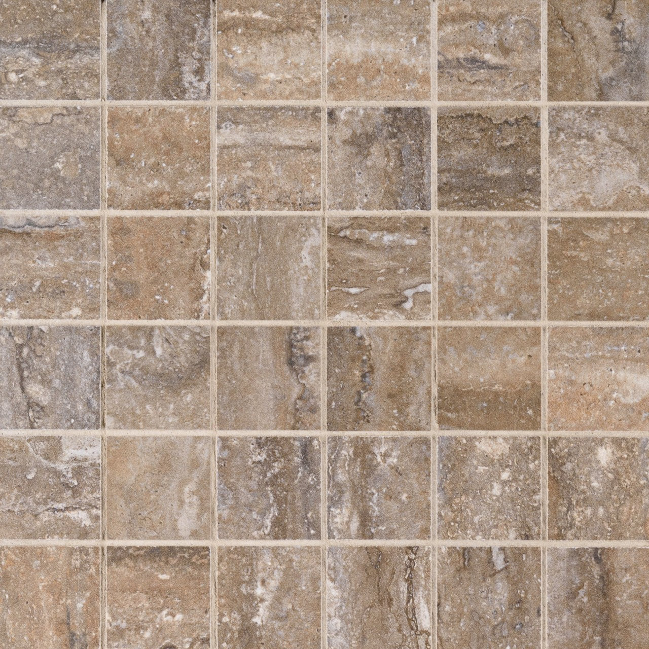 VENETO NOCE 2X2 MOSAIC MATTE MOSAIC SHEET