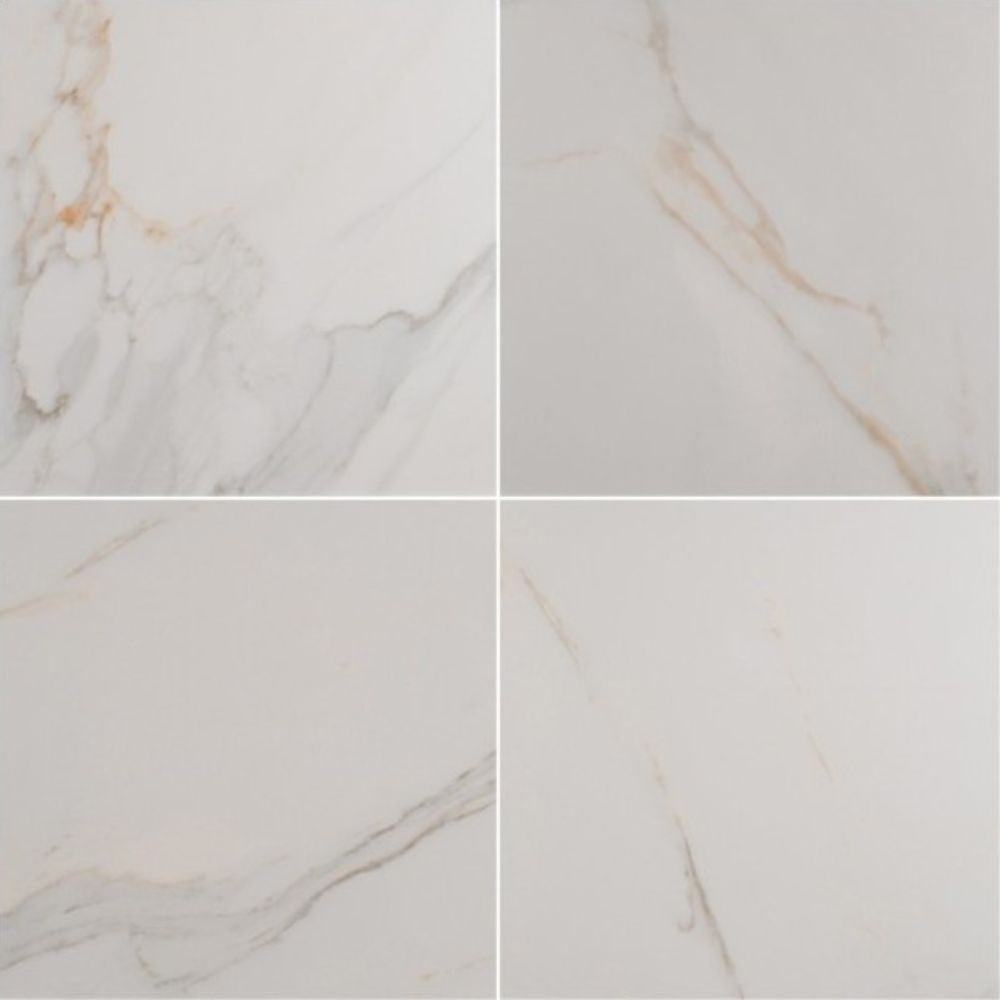 Adella Calacatta 18X18 Matte Porcelain Tile