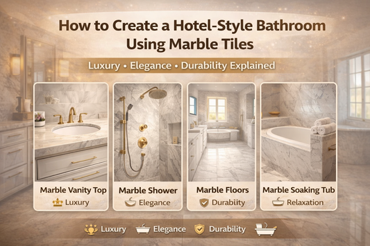 How to Create a Hotel-Style Bathroom Using Marble Tiles