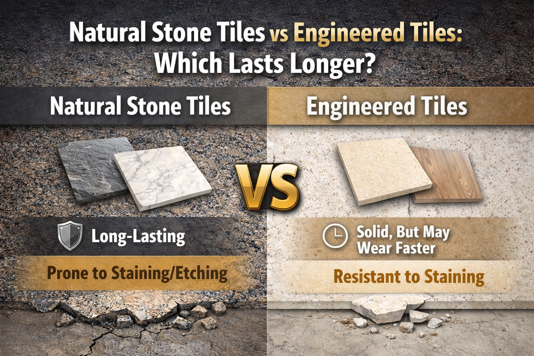 Natural Stone Tiles vs Engineered Tiles: Which Lasts Longer?
