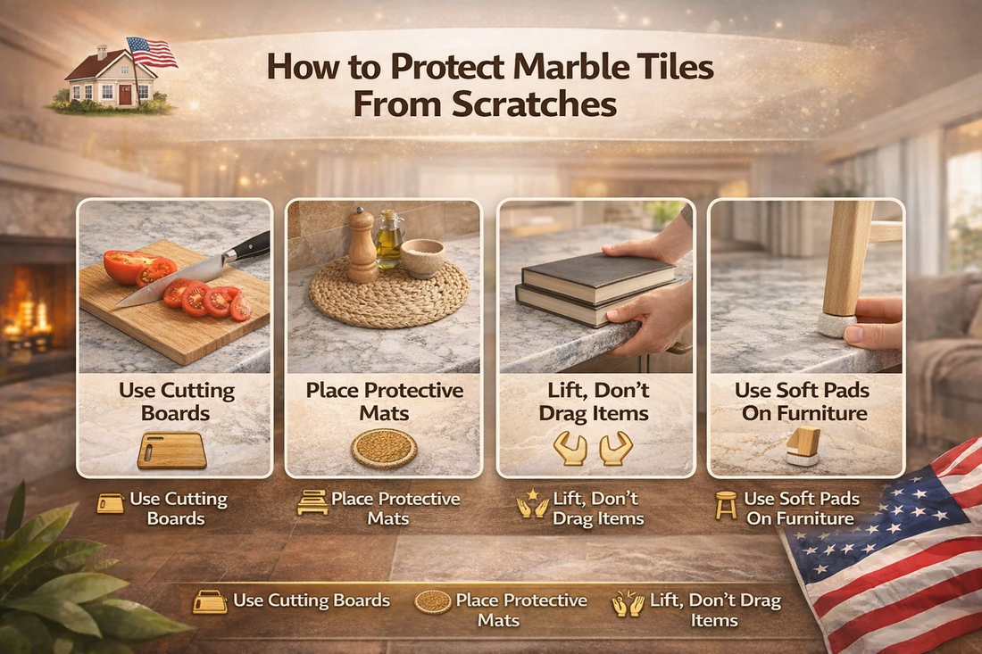 How to Protect Marble Tiles From Scratches