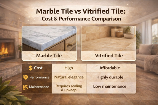 Marble Tile vs Vitrified Tile: Cost & Performance Comparison
