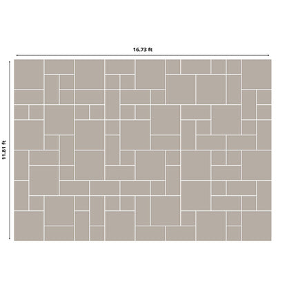 Bluestone Porcelain Paver Pattern