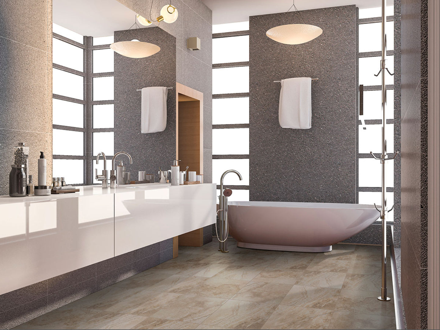 Napa Beige 12X12 Matte Ceramic Tile