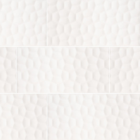 ADELLA VISO WHITE 12X24 SATIN MATTE WALL TILE
