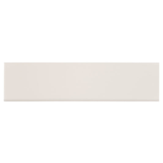 ALMOND GLOSSY4X16SINGLE BULL NOSE CERAMIC TILE