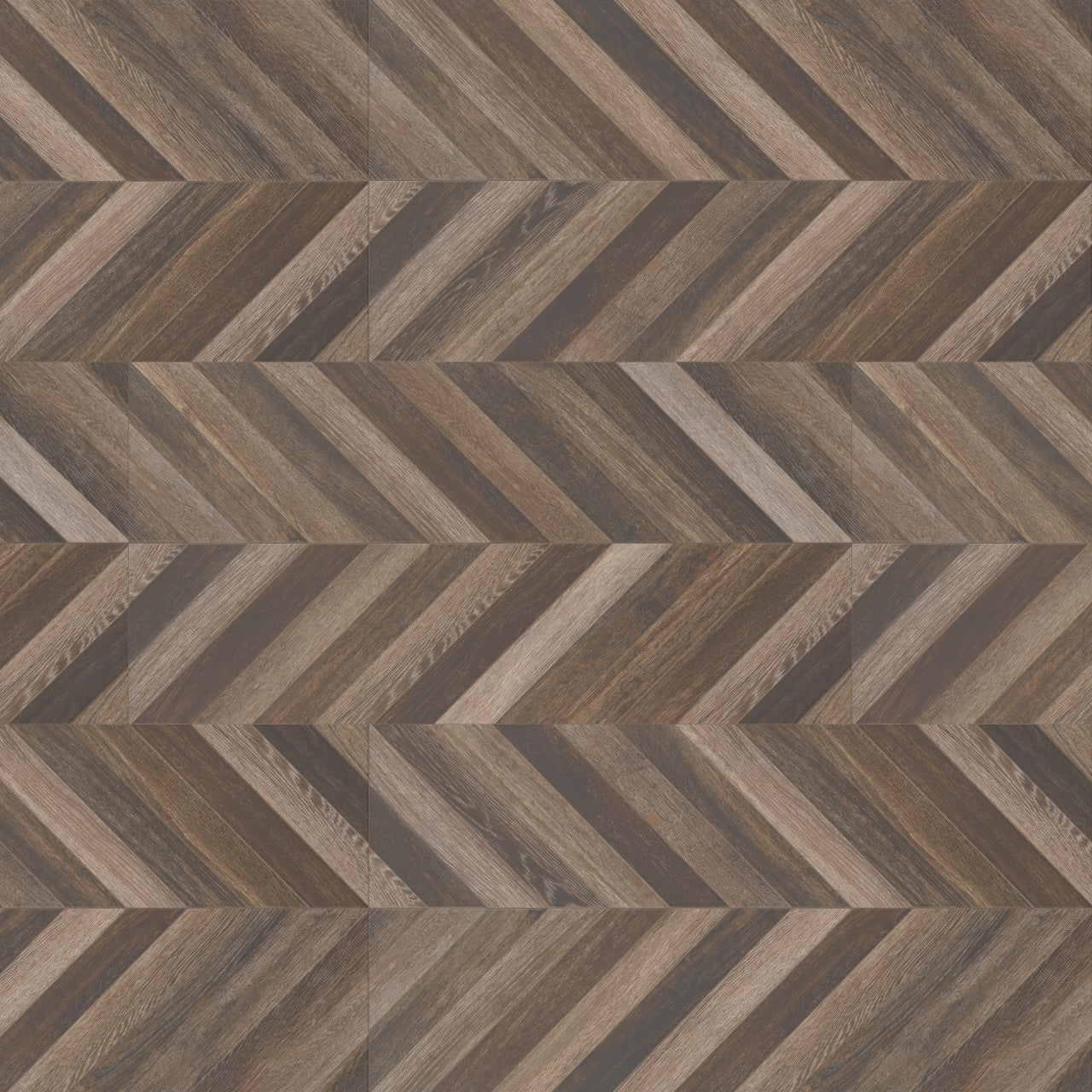 ANTONI CAFE NERO 20X40 CHEVRON MIX MATTE PORCELAIN TILE