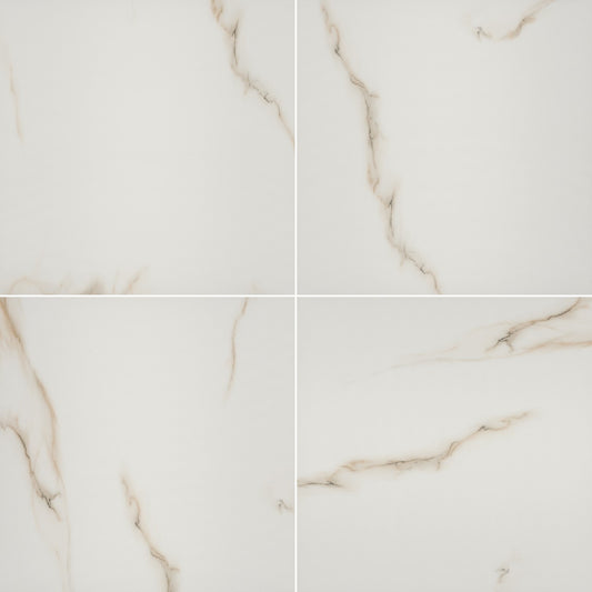 ARIA BIANCO 24X24 POLISHED PORCELAIN TILE