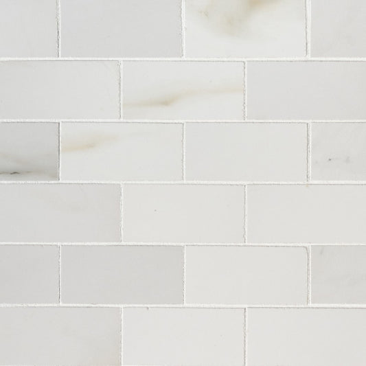 ARIA BIANCO 2X4 MOSAIC POLISHED MOSAIC SHEET