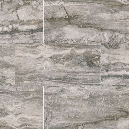 BERNINI CARBONE 12X24 MATTE PORCELAIN TILE