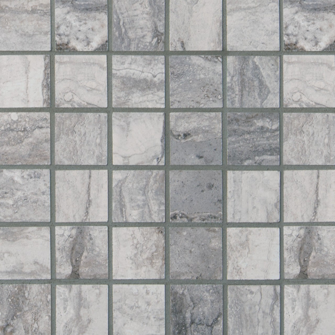 BERNINI CARBONE 2X2 MOSAIC MATTE MOSAIC SHEET