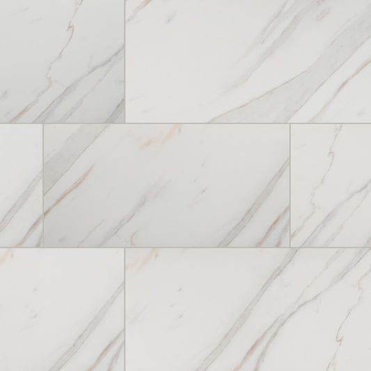 PIETRA CALACATTA 12X24 MATTE PORCELAIN TILE