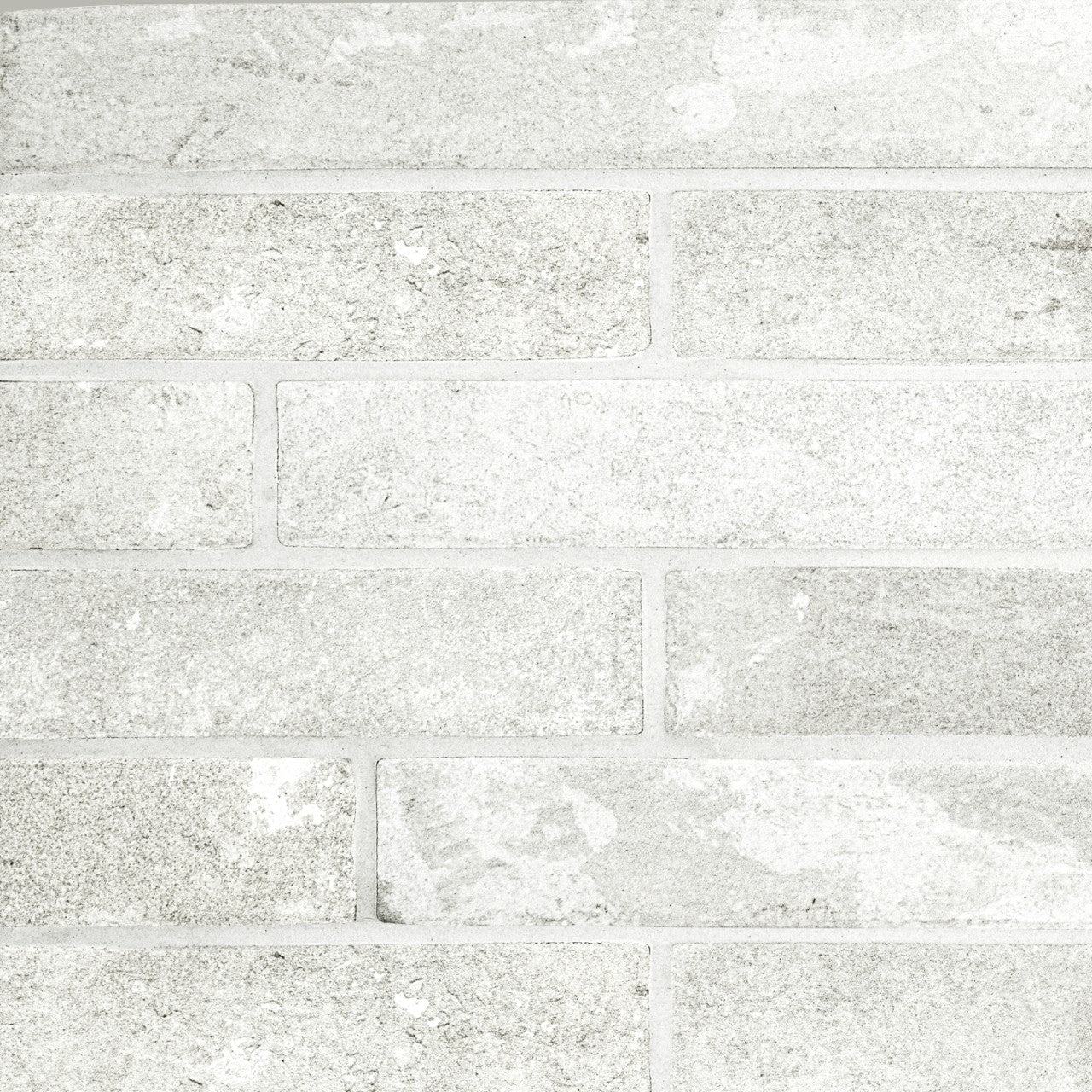 BRICKSTONE WHITE 2X18 MATTE PORCELAIN TILE