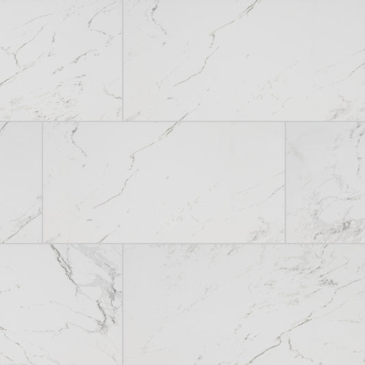 PIETRA CARRARA 12X24 MATTE PORCELAIN TILE