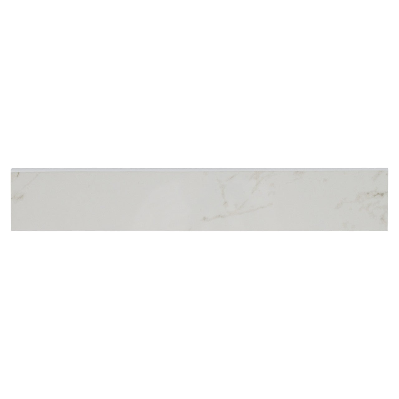 CARRARA 3X18 MATTE BULL NOSE PORCELAIN TILE