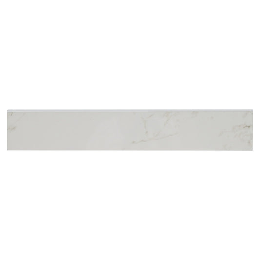 CARRARA 3X18 MATTE BULL NOSE PORCELAIN TILE