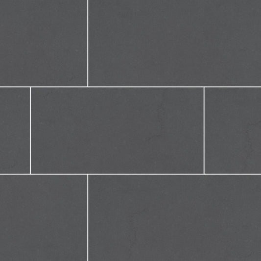 DIMENSIONS GRAPHITE 12X24 MATTE PORCELAIN TILE