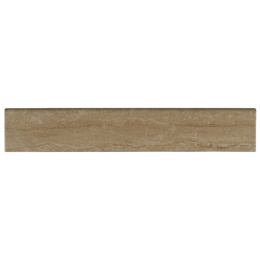 DUNES BEIGE 3X18 MATTE BULL NOSE PORCELAIN TILE