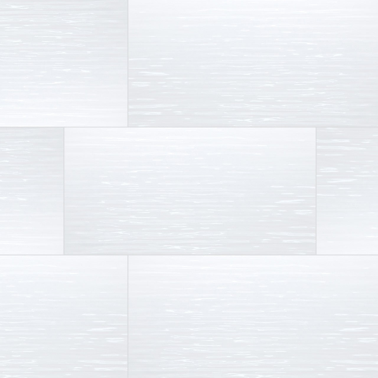 DYMO STRIPE WHITE 12X36 GLOSSY CERAMIC TILE