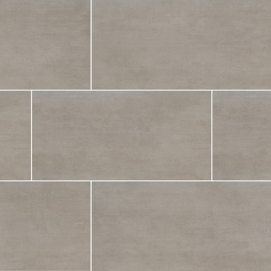 GRIDSCALE GRIS 12X24 MATTE CERAMIC TILE