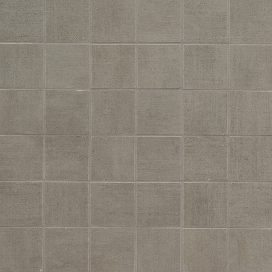 GRIDSCALE GRIS 2X2 MOSAIC MATTE MOSAIC SHEET