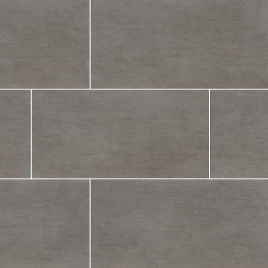 GRIDSCALE GRAPHITE 12X24 MATTE CERAMIC TILE