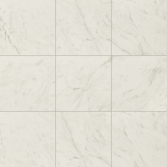 KAYA CARRARA BIANCO 24X24 MATTE PORCELAIN TILE