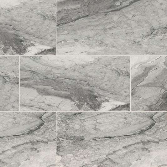 KAYA ONDA GRAY 12X24 POLISHED PORCELAIN TILE