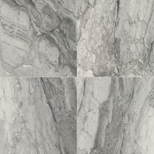 KAYA ONDA GRAY 24X24 POLISHED PORCELAIN TILE