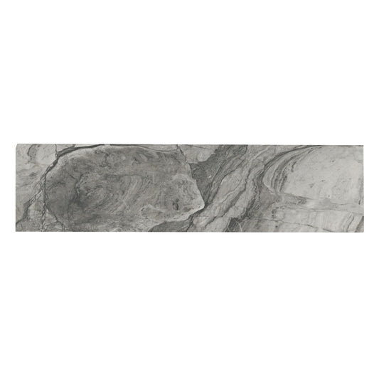 KAYA ONDA GRAY 3X24 BULLNOSE MATTE PORCELAIN TILE
