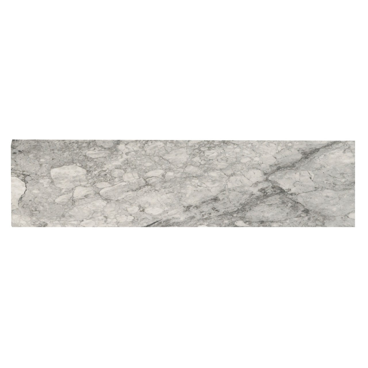 KAYA ONDA GRAY 3X24 BULLNOSE POLISHED PORCELAIN TILE