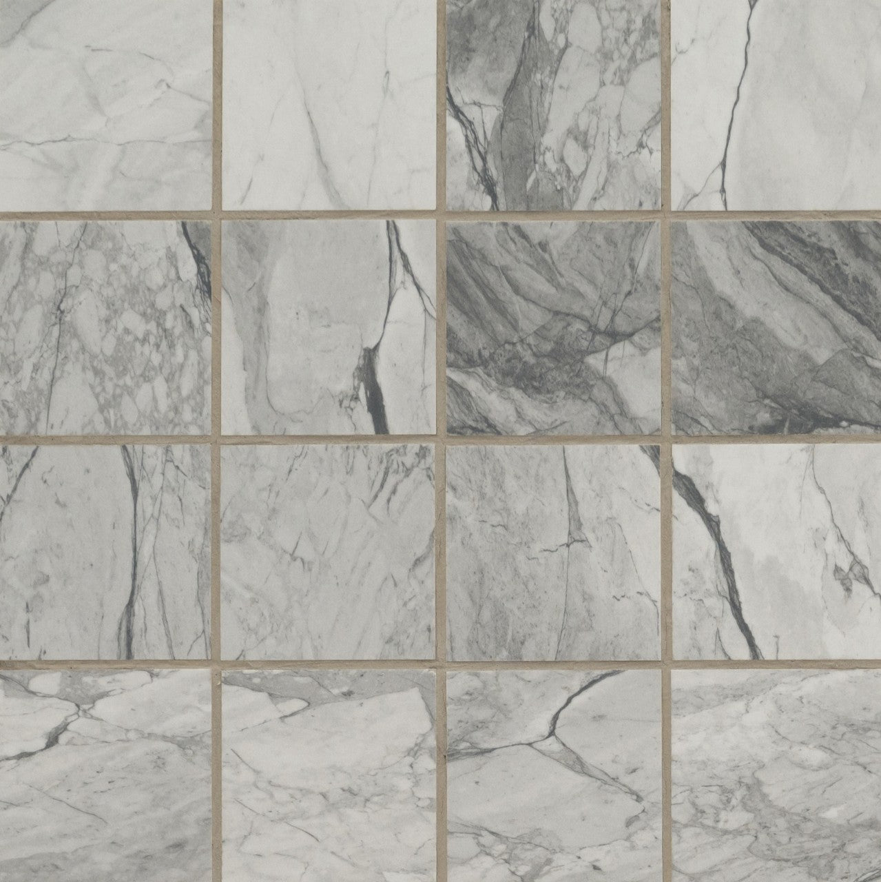 KAYA ONDA GRAY 3X3 MATTE MOSAIC SHEET