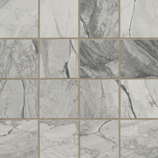 KAYA ONDA GRAY 3X3 MATTE MOSAIC SHEET
