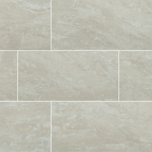 ONYX IVORY 12X24 POLISHED PORCELAIN TILE
