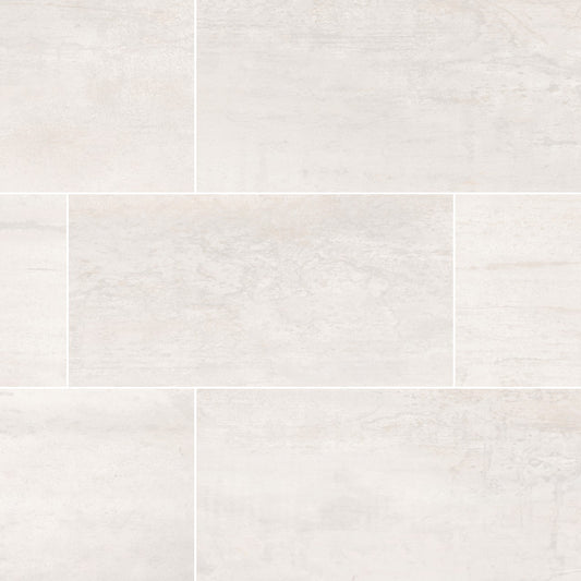 OXIDE BLANC 24X48 MATTE PORCELAIN TILE