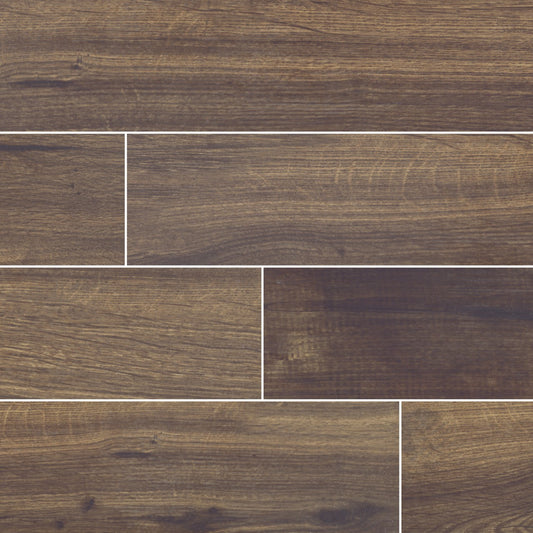 PALMETTO WALNUT 6X36 MATTE PORCELAIN TILE