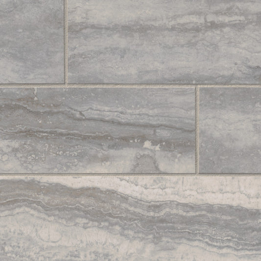 PIETRA BERNINI CARBONE 4X18 POLISHED PORCELAIN TILE