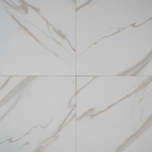PIETRA CALACATTA 12X12 POLISHED PORCELAIN TILE