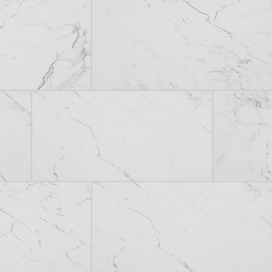 PIETRA CARRARA 12X24 POLISHED PORCELAIN TILE
