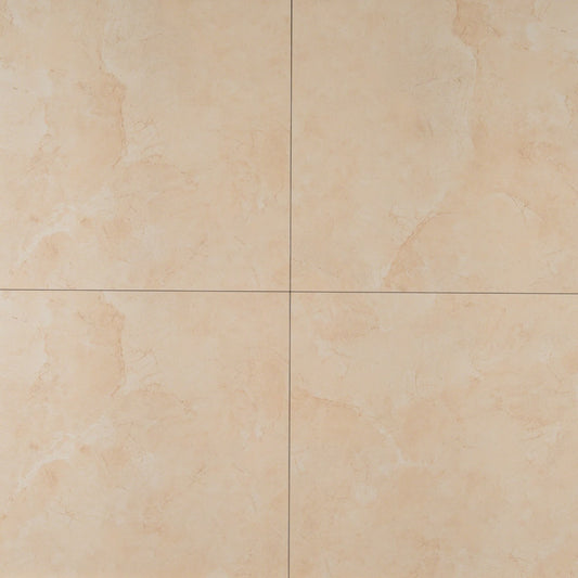 PIETRA MARFIL 18X18 POLISHED PORCELAIN TILE