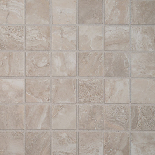 PIETRA PEARL 2X2 MOSAIC POLISHED PORCELAIN TILE