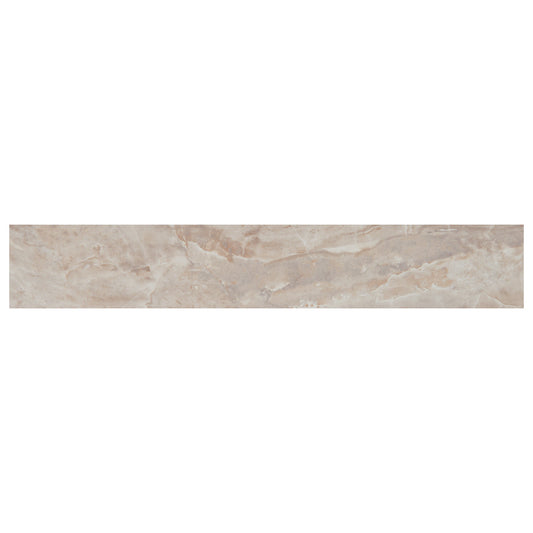 PIETRA PEARL 3X18 POLISHED BULL NOSE PORCELAIN TILE